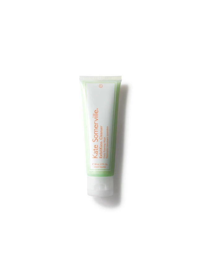 Kate Somerville ExfoliKate Cleanser  Daily Exfoliating Foaming Face Wash Clinically Formulated Glycolic Acid and Lactic Acid Gentle Facial Scrub TravelSize 17 Fl Oz - Image 2