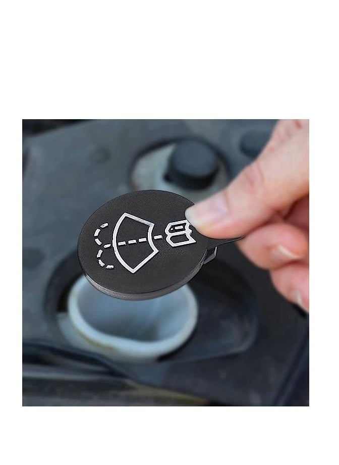 erorex - 2 Pieces Windshield Wiper Washer Fluid Reservoir Tank Bottle Cap - Replacement for Chevrolet Buick GMC Canyon OEM#: 12767700 13227300 (Exact Fit) - Image 1