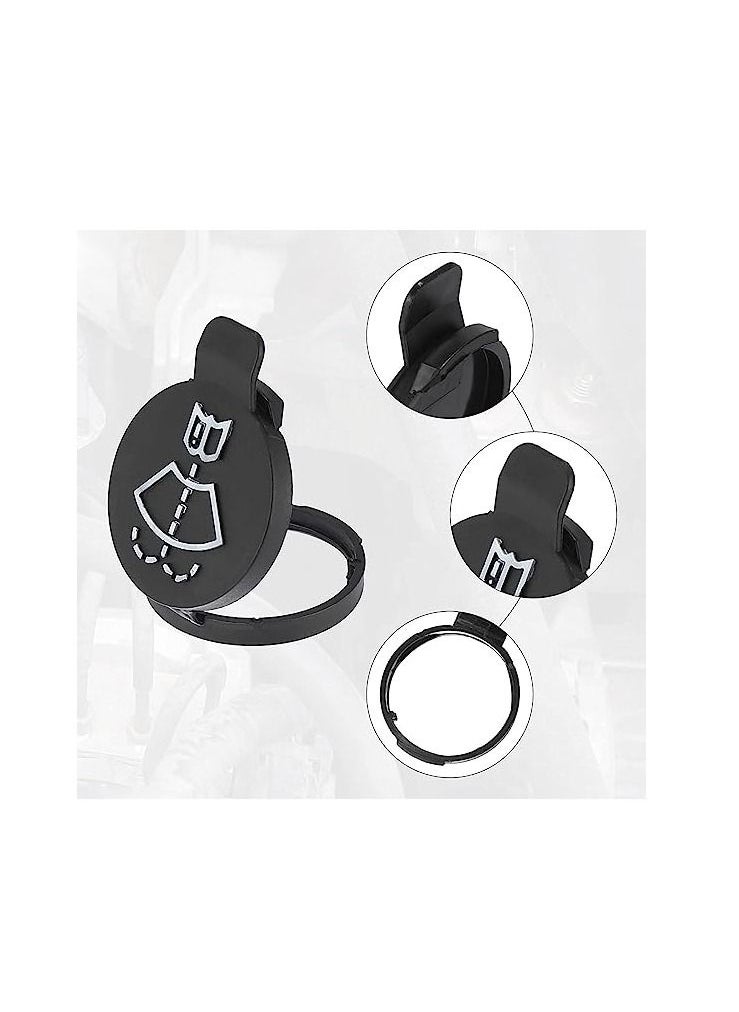 erorex - 2 Pieces Windshield Wiper Washer Fluid Reservoir Tank Bottle Cap - Replacement for Chevrolet Buick GMC Canyon OEM#: 12767700 13227300 (Exact Fit) - Image 1