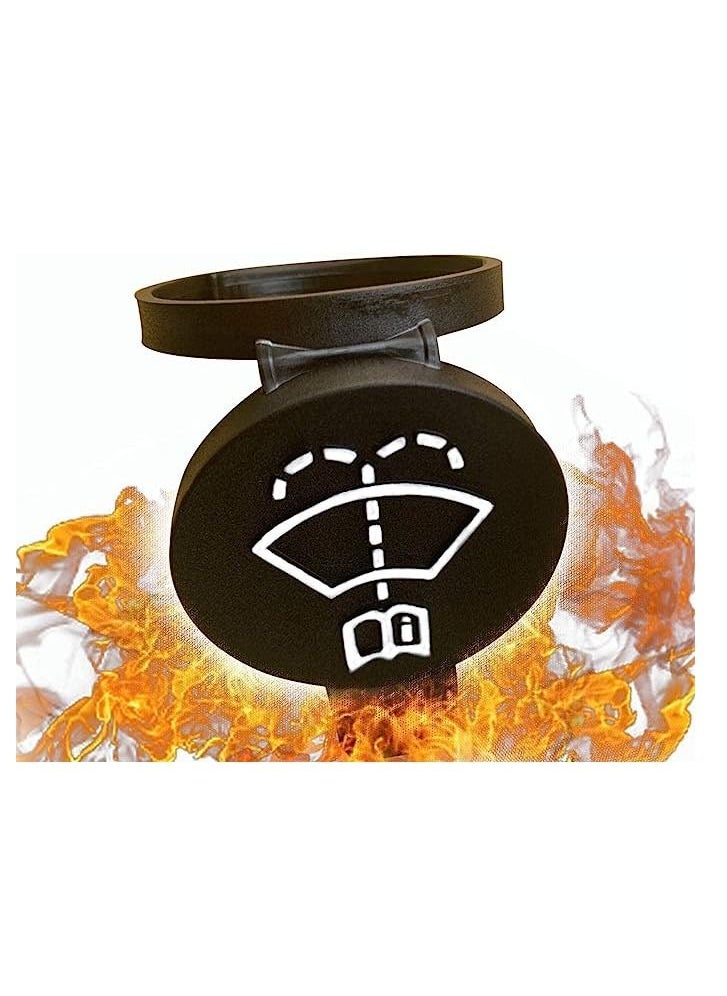 erorex - 2 Pieces Windshield Wiper Washer Fluid Reservoir Tank Bottle Cap - Replacement for Chevrolet Buick GMC Canyon OEM#: 12767700 13227300 (Exact Fit) - Image 1