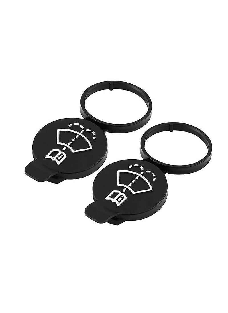 erorex - 2 Pieces Windshield Wiper Washer Fluid Reservoir Tank Bottle Cap - Replacement for Chevrolet Buick GMC Canyon OEM#: 12767700 13227300 (Exact Fit) - Image 1