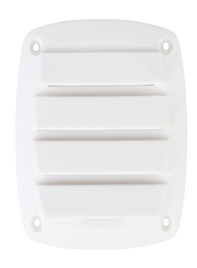 4inch RV Air Vent Louver Plastic Weather Resistant Optimal Airflow Boat Ventilation Outlet Grille Louver for Yacht White - Image 1