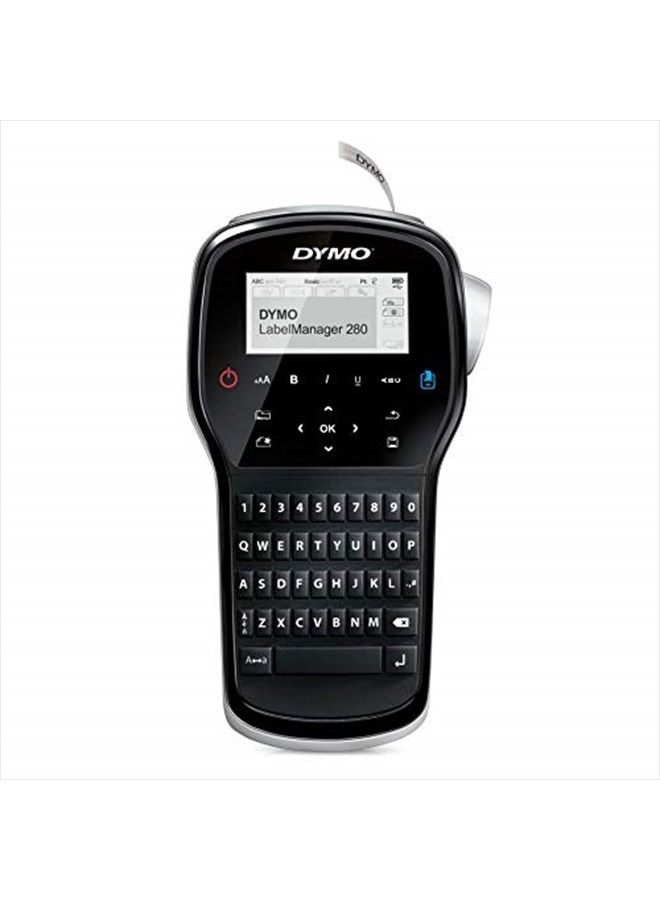 Dymo Label Maker | LabelManager 280 Rechargeable Portable Label Maker, Easy-to-Use, One-Touch Smart Keys, QWERTY Keyboard, PC and Mac Connectivity, for Home & Office Organization - Image 1