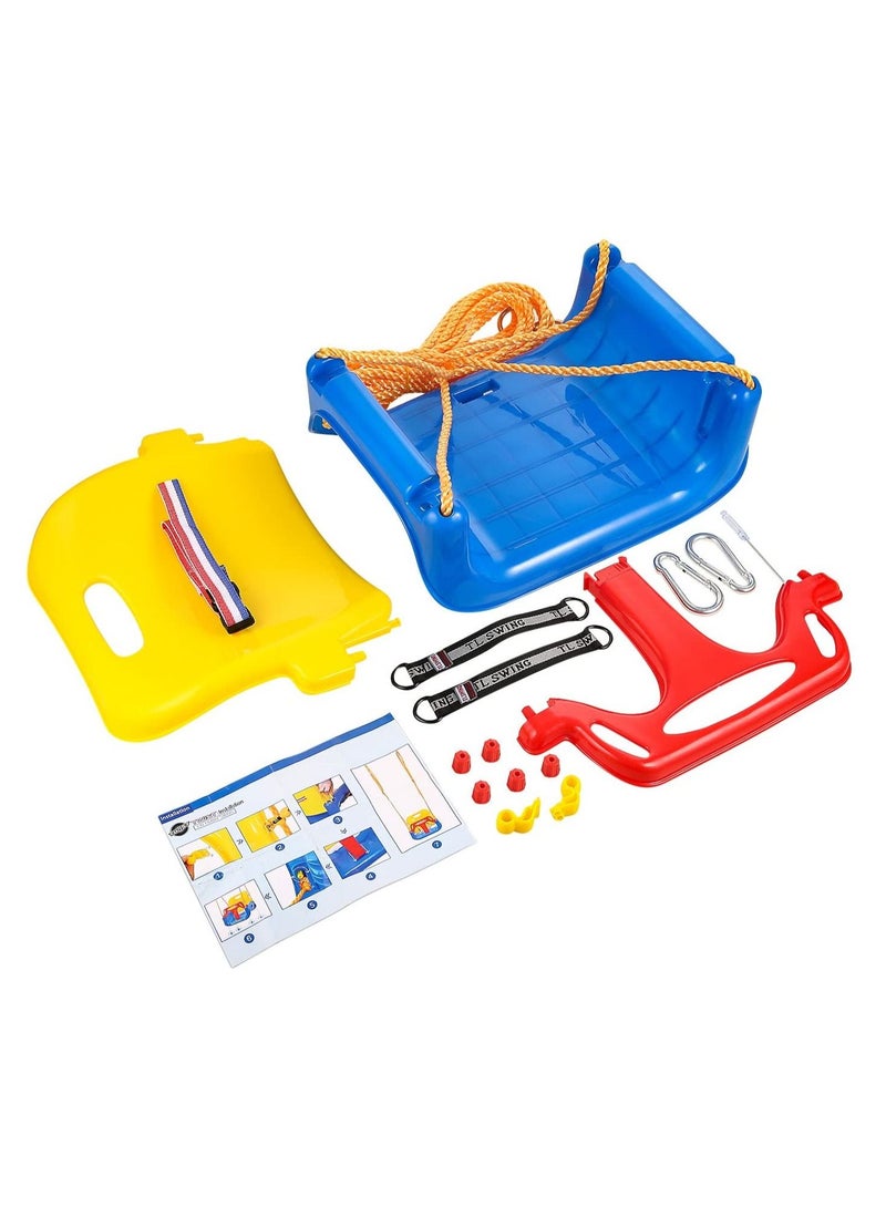 DubaiGallery 3-in-1 Swing Seat for Toddlers and Children Removable Hanging Outdoor Seat - Image 4