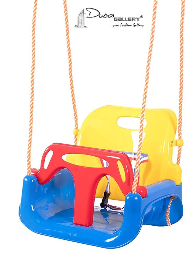 DubaiGallery 3-in-1 Swing Seat for Toddlers and Children Removable Hanging Outdoor Seat - Image 1