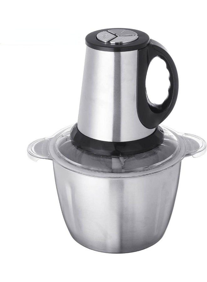 ECVV Food Chopper Meat Mincer 3L 300W Electric Meat Grinder Blender Mincer Mixer Meat Chopper Stainless Steel Electric Chopper Automatic Food Processor Machine - Image 1