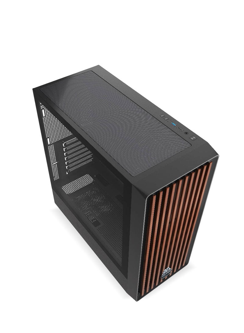 عرب جيمرز كمبيوتر ألعاب، إصدار خشبي، AMD Ryzen 7 7700، انفيديا جي فورس RTX 5070 12 جيجابايت، 16 جيجابايت DDR5 رام، 1 تيرابايت NVMe SSD، ويندوز 11 برو - Image 3