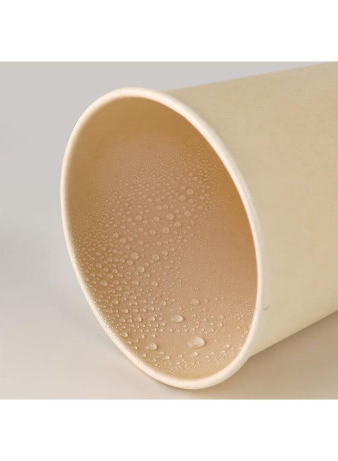 Sodolike Disposable Paper Cups, 250ml Thick Cups, 1000 Pieces Per Box, Natural Wood Color, For Office And Business Use - Image 2