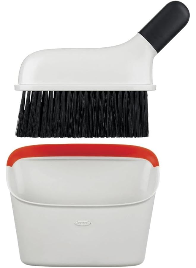 OXO 1334280 Good Grips Compact Dustpan And Brush Set Red Set Of 1 One Size - Image 2