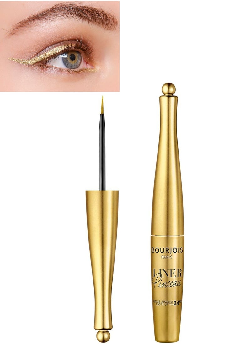 BOURJOIS PARIS Pinceau Liquid Eye liner - 07 Gold  - Image 1