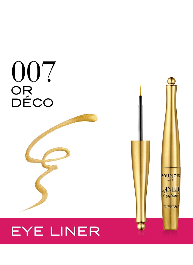 BOURJOIS PARIS Pinceau Liquid Eye liner - 07 Gold  - Image 5