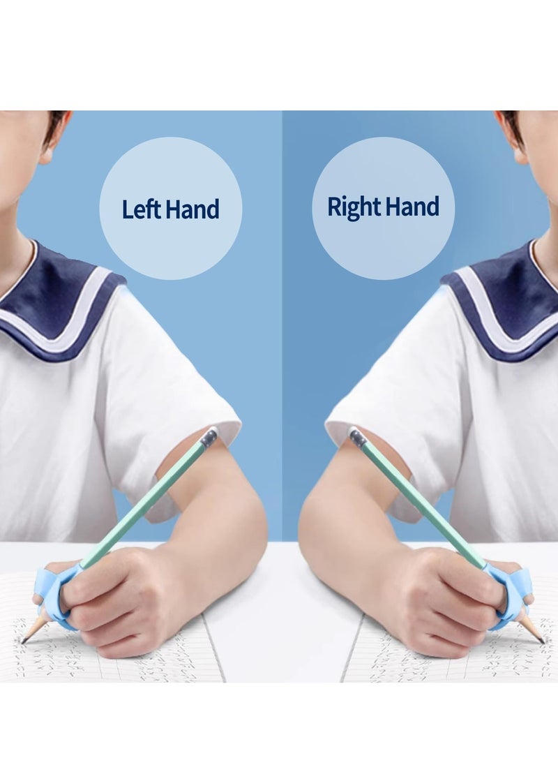 RAHAYM - Pencil Grips for Kids Handwriting, 5 Pcs Finger Silicone Pencil Holder for Kids Handwriting Aid Tools, Comfortable Pencil Grippers for Beginners Posture Correction Training Writing - Image 1