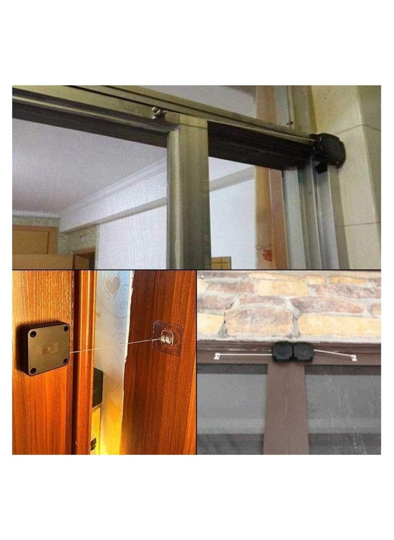 Generic Automatic Door Closer 2-Piece Punch Free for Home Office Window Cabinet Door  - Image 5