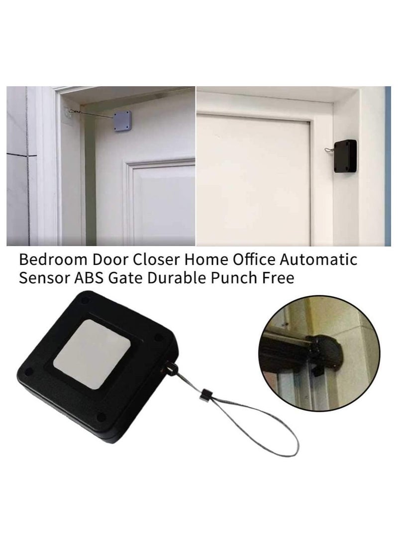 Generic Automatic Door Closer 2-Piece Punch Free for Home Office Window Cabinet Door  - Image 3