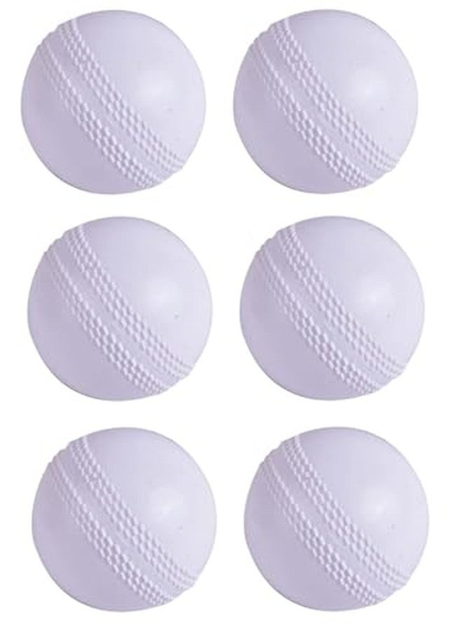 فينوم كرات فينوم الناعمة للكريكيت للتدريب، مناسبة لجميع الفئات العمرية، موصى بها للعب الكريكيت في الأماكن المغلقة والمفتوحة، في الشوارع وعلى الشواطئ (عبوة واحدة) (أبيض) - سيليكون، مطاط، قياسي - Image 4