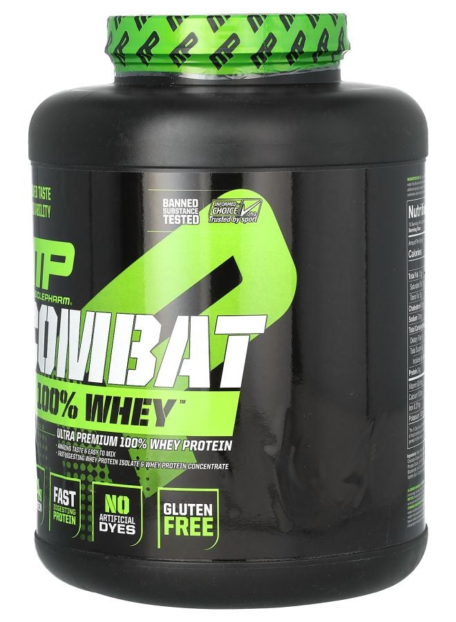MusclePharm Combat 100% Whey Protein Cookies 'N' Cream 5 lbs (2240 g) - Image 2