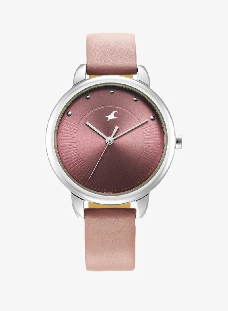 فاستراك Women's Leather Analog Watch 6282SL02 - 40 mm