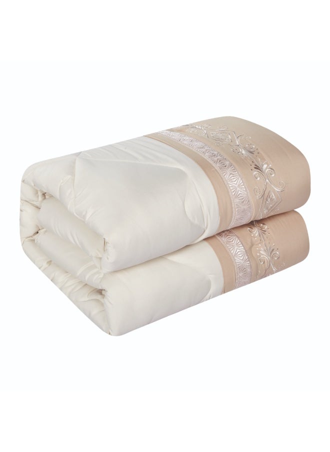 Hours Horse Navrin 8-piece comforter set, embroidered with a modern and distinctive pattern  - Image 4