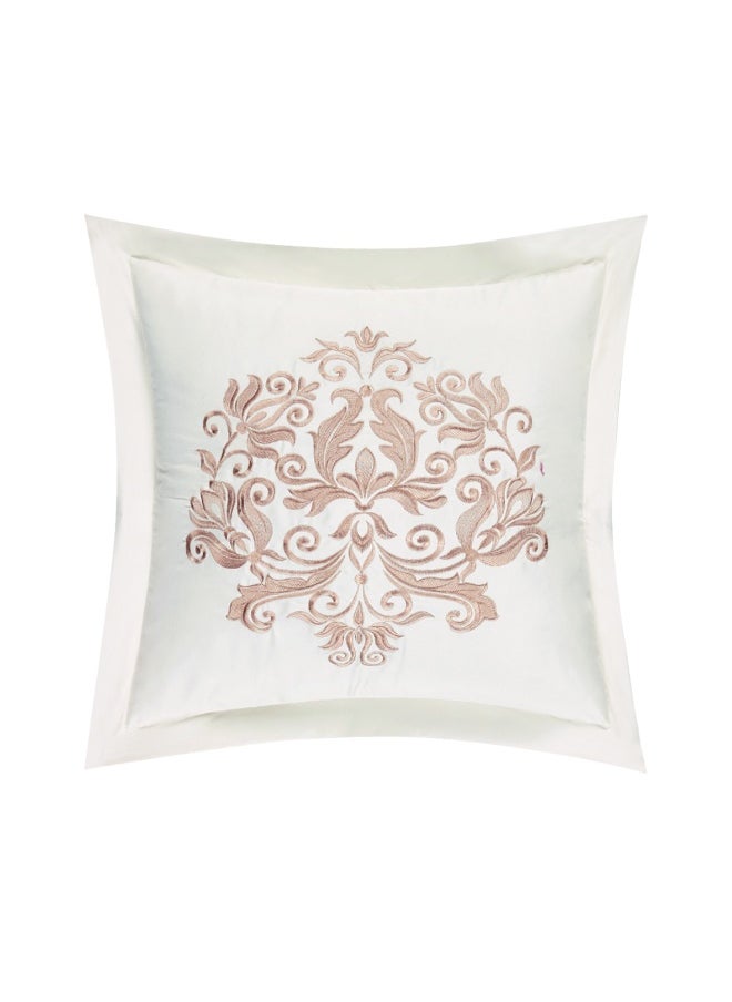 Horse Navrin 8-piece comforter set, embroidered with a modern and distinctive pattern