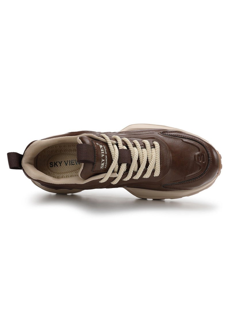 SKY VIEW Men Fashion Casual Shoes  Wide Hiking Sneakers Non-Slip Trekking Walking Shoes Running Shoes for Men with Arch Support - Image 5