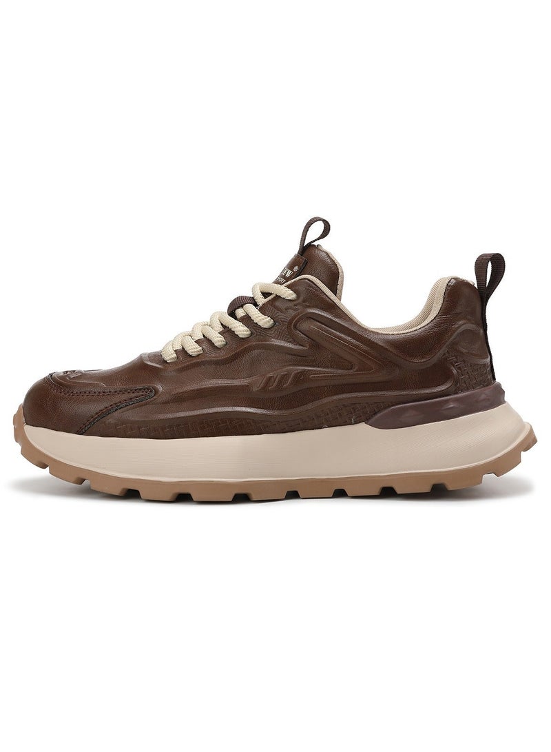 SKY VIEW Men Fashion Casual Shoes  Wide Hiking Sneakers Non-Slip Trekking Walking Shoes Running Shoes for Men with Arch Support - Image 2