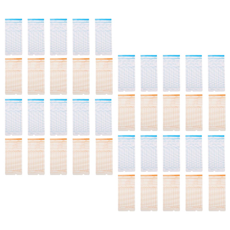 190 Sheets Universal Timecard Sheets Office Use Attendance Cards Time Cards Weekly Monthly Time Cards - Image 5