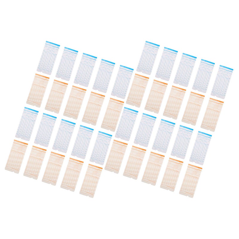 190 Sheets Universal Timecard Sheets Office Use Attendance Cards Time Cards Weekly Monthly Time Cards - Image 1