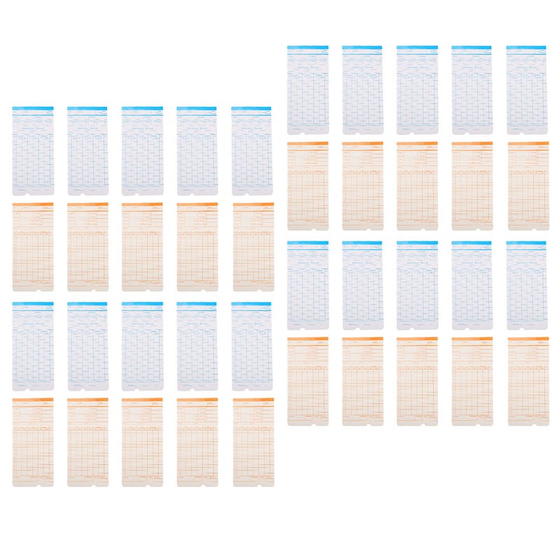 190 Sheets Universal Timecard Sheets Office Use Attendance Cards Time Cards Weekly Monthly Time Cards - Image 4
