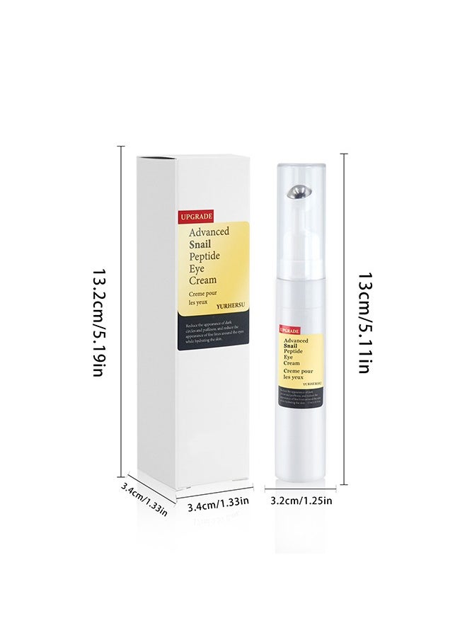 Advanced Snail Peptide Eye Cream-Anti Wrinkle Eye Cream for Dark Circles and Puffiness Reduce Fine Lines and Wrinkles with Electric Applicator Anti Aging Line Smoothing Skin Care Treatment - pzsku/Z87083AFA4F83D51B1C40Z/45/_/1729143369/939099e0-a813-4672-9f84-7b518402669f