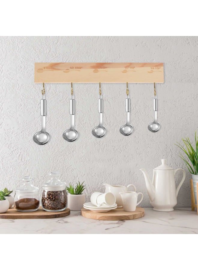 SoeKoa Bamboo Measuring Cups and Spoons Rack (Rack) - Image 5