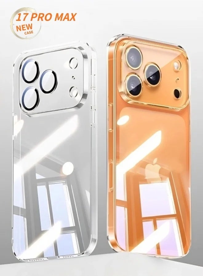 iPhone 17 Pro Max Case Full-coverage Phone Case Military-Grade Drop Protection iPhone 17 Pro Max [Non-Yellowing][Reinforced Corners] Wear-resistant Anti Scratch And Fingerprint 17 Pro Max Case Ultra Slim Extra Raised Edge Clear - Image 1