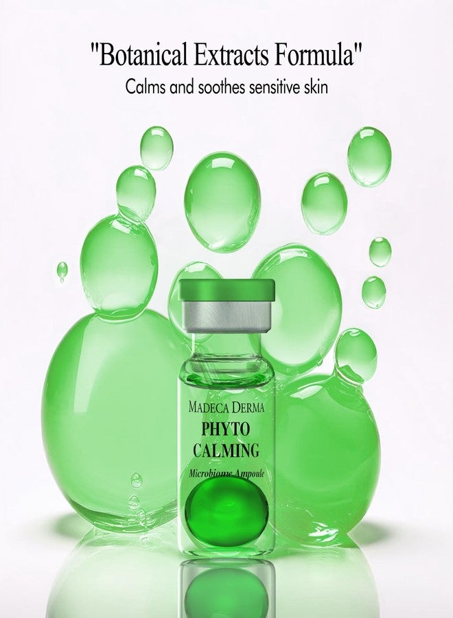 MADECA DERMA PHYTO CALMING MICROBIOME AMPOULE for Women, Facial Serum with Hyaluronic Acid & Phyto Calming Biome for Skin Soothing & Restoration (7ml*5ea / 0.23 fl oz*5ea) - Image 4