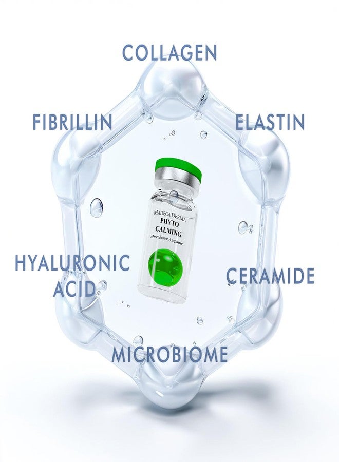 MADECA DERMA PHYTO CALMING MICROBIOME AMPOULE for Women, Facial Serum with Hyaluronic Acid & Phyto Calming Biome for Skin Soothing & Restoration (7ml*5ea / 0.23 fl oz*5ea) - Image 3