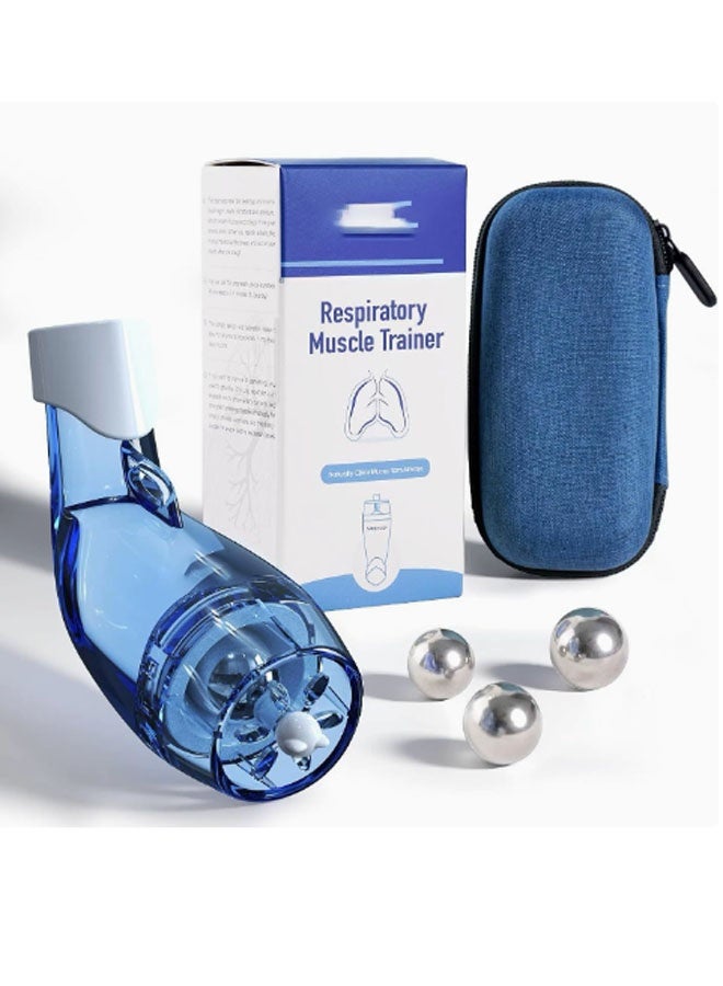 Sonmol Breathing trainer, pulmonary exercise device, mucus and thick phlegm clearance aid, equipped with three sizes of balls (16 mm, 18 mm and 20 mm), suitable for pulmonary rehabilitation and exercise - Image 1