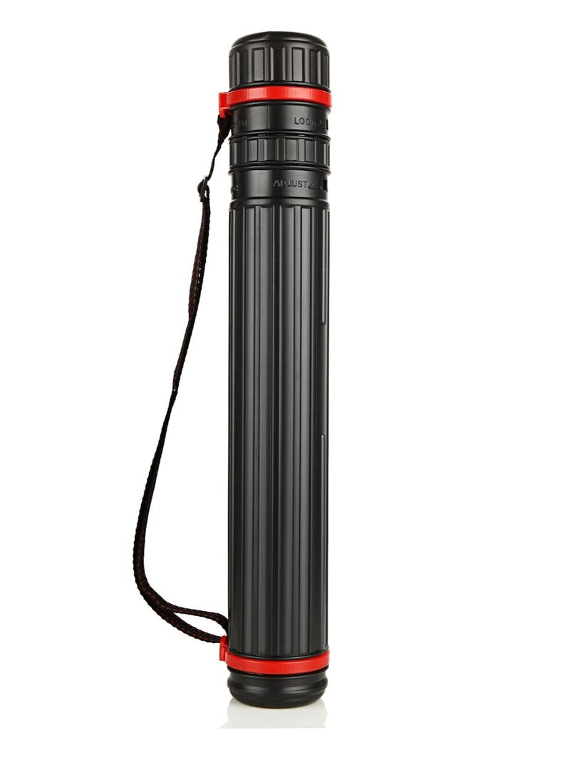 FVIEXE Poster Tube, Small Poster Tube with Adjustable Strap, Art & Poster Storage Transport Tubes, Carry Document, Blueprint, Drawing and Artwork, Poster Holder Tube Cases Expand from 17.5 to 28 Inch - Image 1