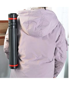 FVIEXE Poster Tube, Small Poster Tube with Adjustable Strap, Art & Poster Storage Transport Tubes, Carry Document, Blueprint, Drawing and Artwork, Poster Holder Tube Cases Expand from 17.5 to 28 Inch  - Image 5