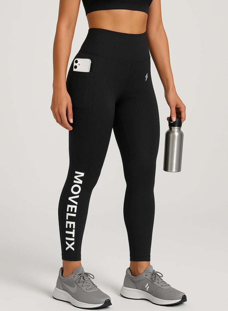 Moveletix Petite Women's Leggings with Smart Pocket - Image 3