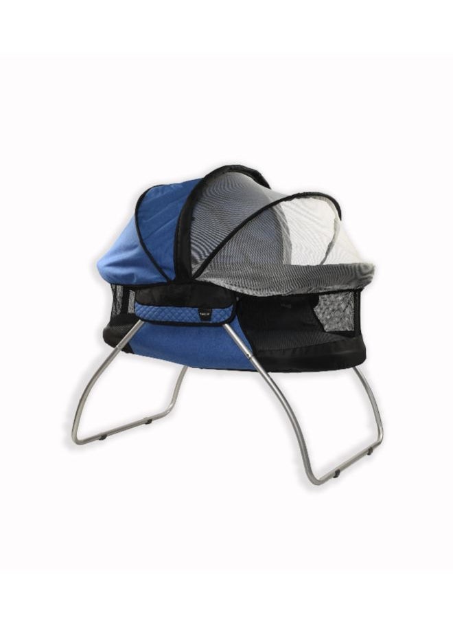 Petit bebe - Baby Cot Bed Premium Blue - Image 1
