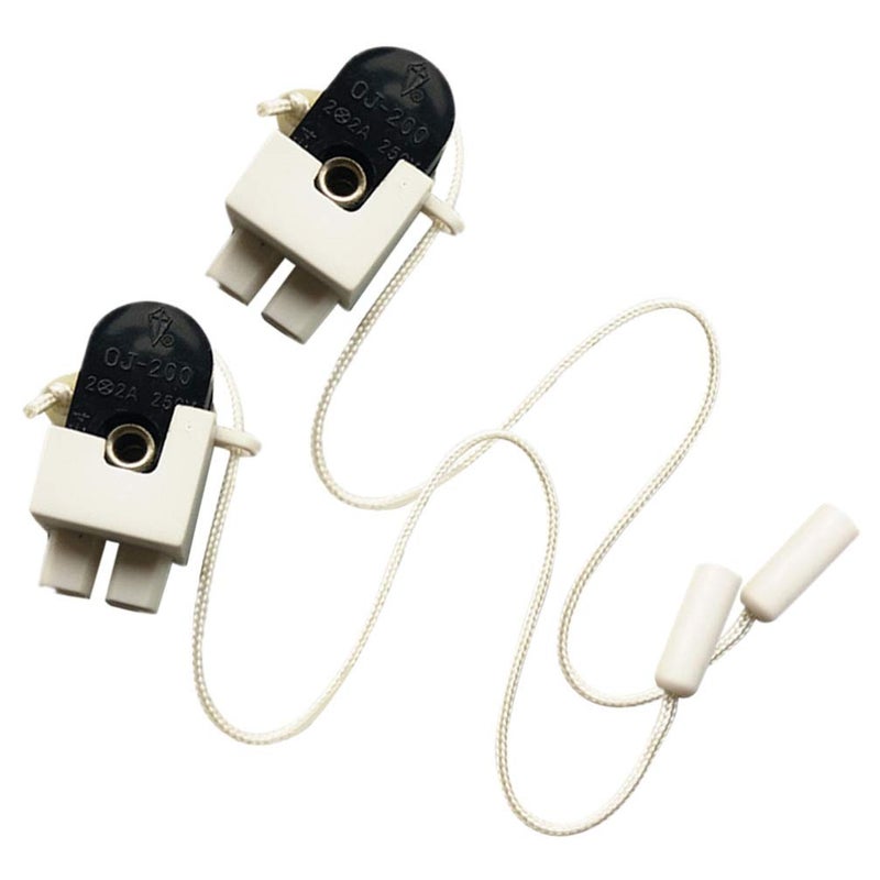 Ceiling Light Wall Lamp Pull Cord Bracing Wire 2 Meters Black - Image 2