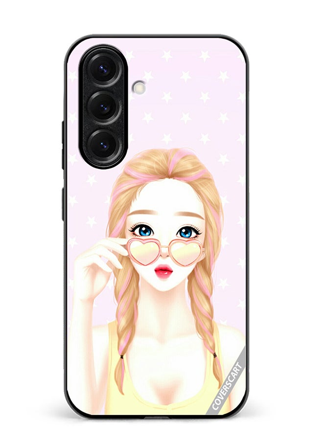 VR CREATIVE Protective Case Cover For Samsung Galaxy A56 Heart Sunglass Girl Design Multicolour