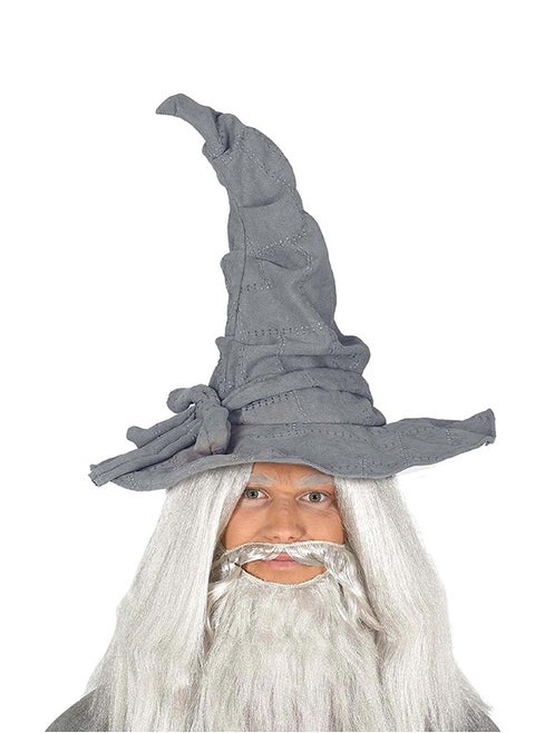 Canvas Grey Wizard Hat