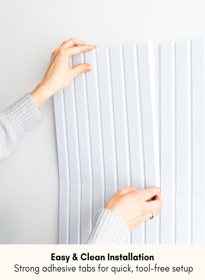 Lamare Vision Board for Wall - Aesthetic Felt Bulletin Board Tiles with Pins & Adhesive Tabs, Collage Board - Minimalist Dream Board for DIY Vision Board Supplies - Image 4