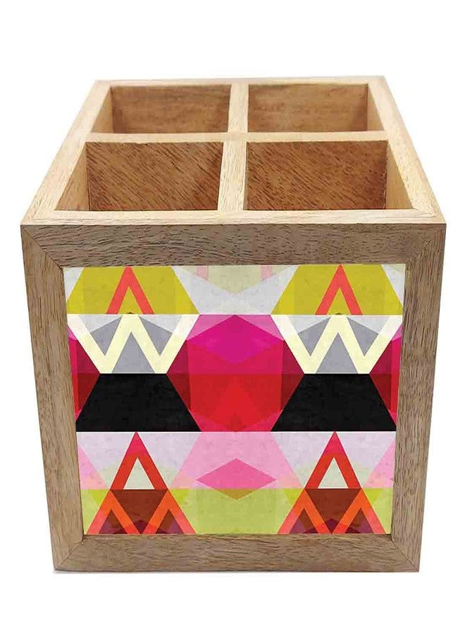 Nutcase Wooden Cutlery Stand Holder Silverware Caddy Spoons Forks Knives Organizer for Dining Table & Kitchen -Made in India-Spoons NOT Included - Generous ation - Image 4