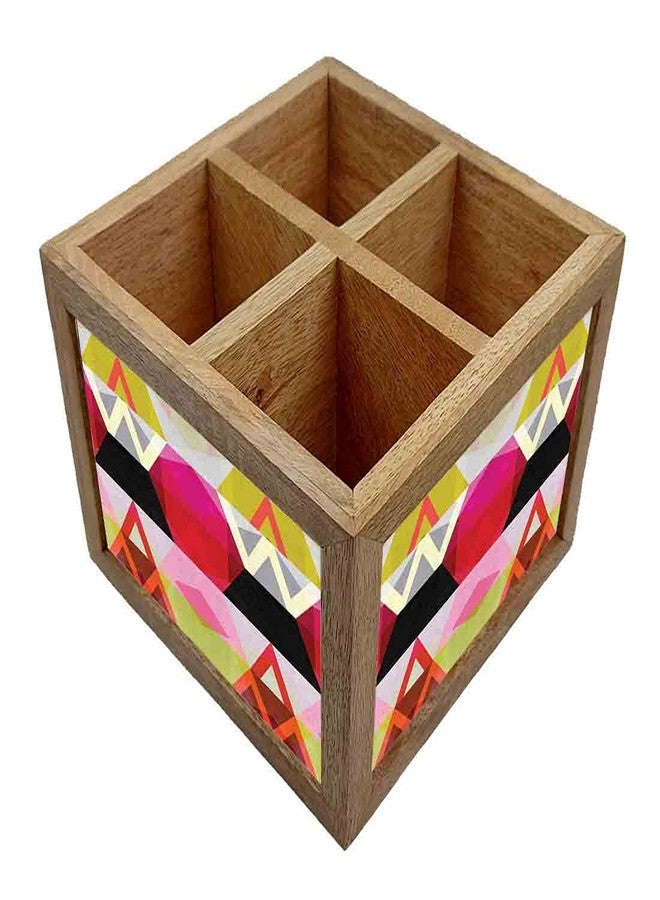 Nutcase Wooden Cutlery Stand Holder Silverware Caddy Spoons Forks Knives Organizer for Dining Table & Kitchen -Made in India-Spoons NOT Included - Generous ation - Image 3