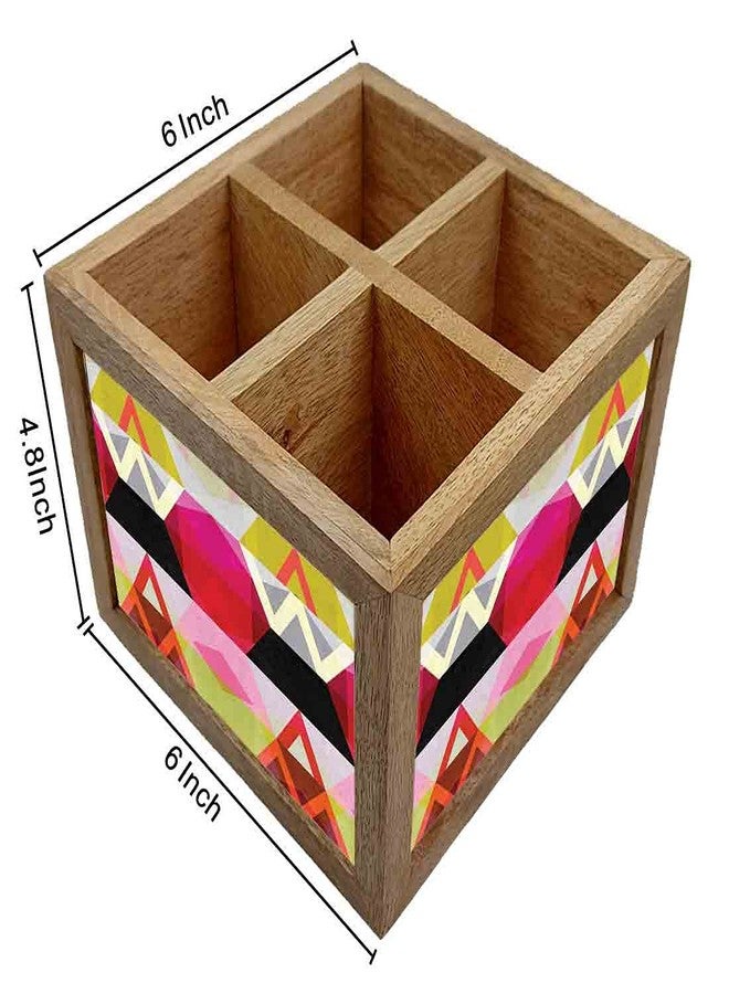 Nutcase Wooden Cutlery Stand Holder Silverware Caddy Spoons Forks Knives Organizer for Dining Table & Kitchen -Made in India-Spoons NOT Included - Generous ation - Image 5