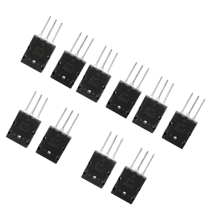 High Power Matched Audio Transistor Black 2SC5200 5 Pair for Power Amplifier Silicon Component - Image 4