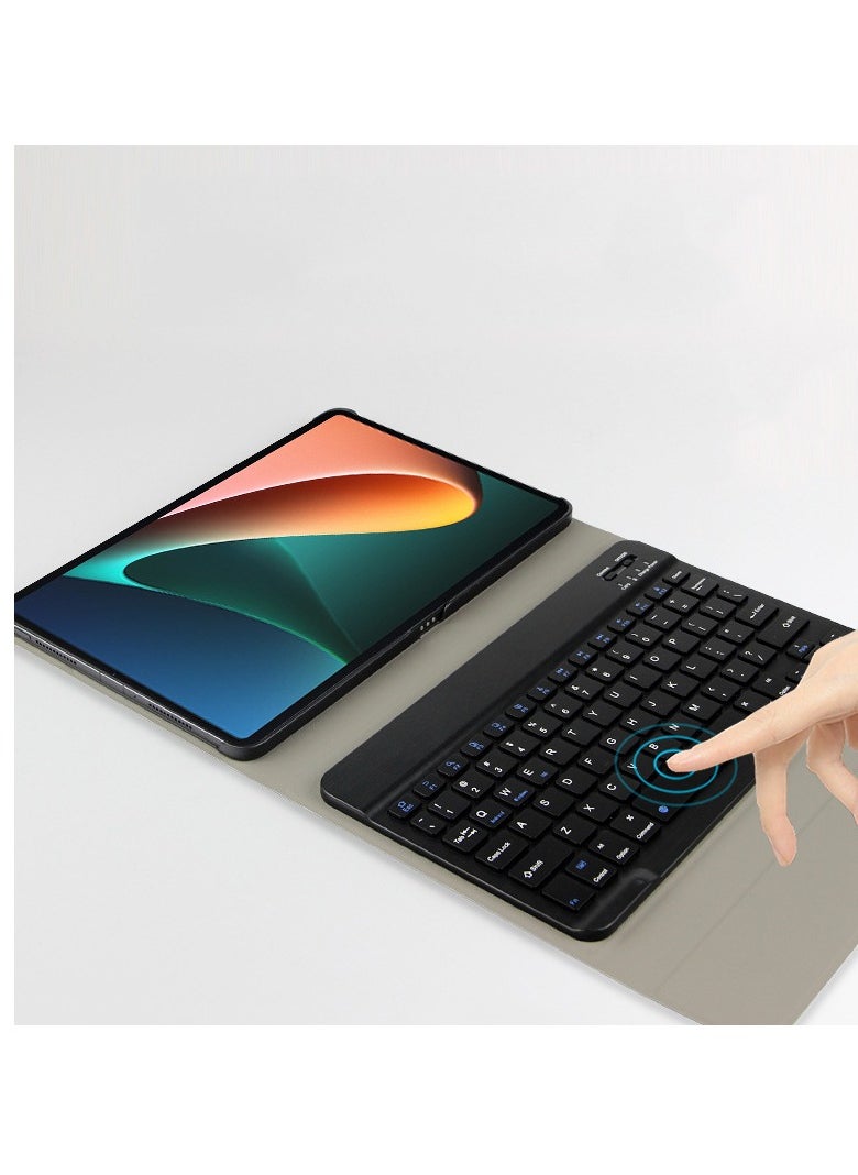 URBBKING Lightweight Smart Cover with Magnetically Detachable Wireless Keyboard for Xiaomi Mi Pad 6 /Pad 6 Pro Black  - Image 3