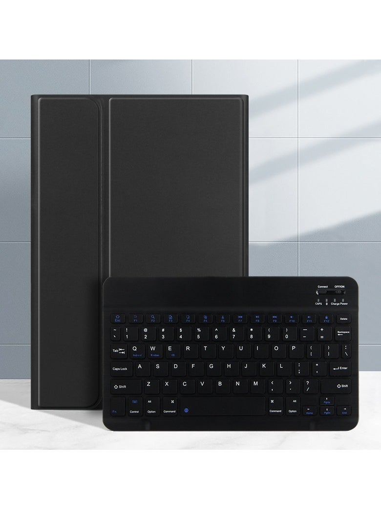 URBBKING Lightweight Smart Cover with Magnetically Detachable Wireless Keyboard for Xiaomi Mi Pad 6 /Pad 6 Pro Black  - Image 1