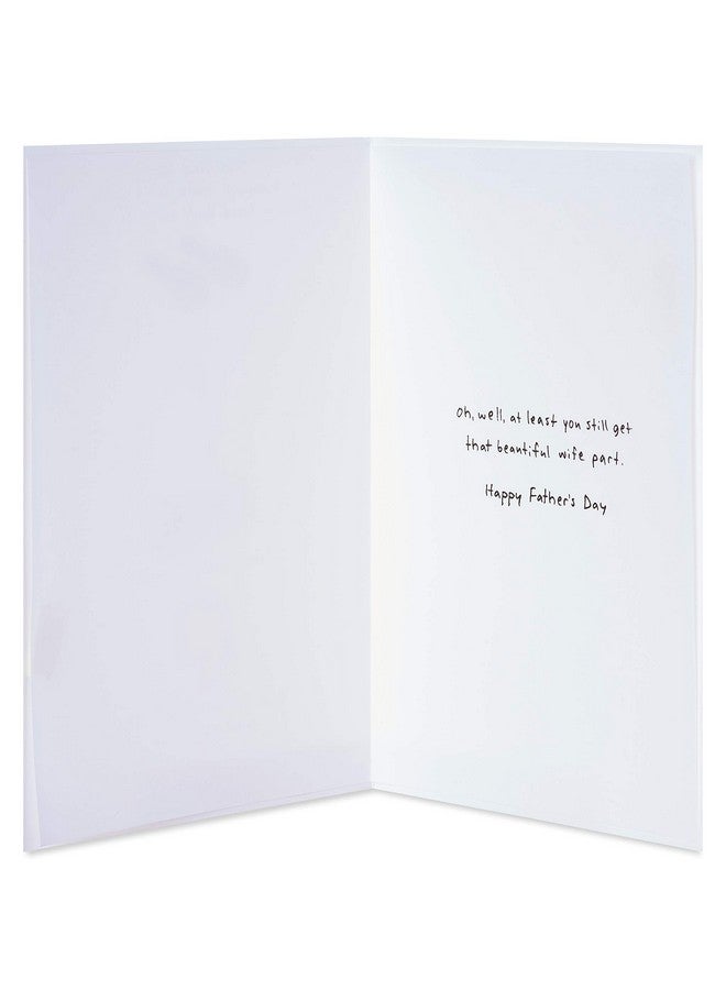Papyrus Funny Fathers Day Card From Wife (Beautiful Wife) - Image 2