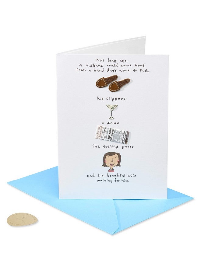 Papyrus Funny Fathers Day Card From Wife (Beautiful Wife) - Image 4